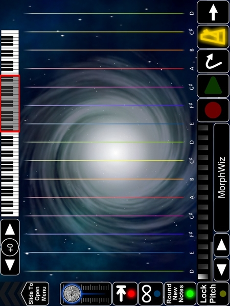 MorphWiz is an app merging the audio and visual worlds, created by Jordan Rudess and Kevin Chartier