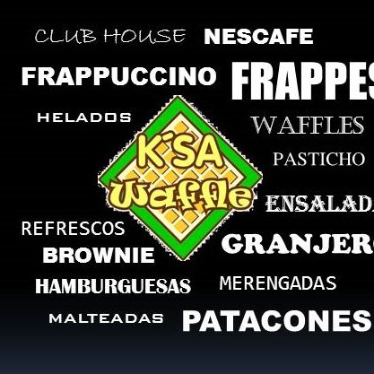 Los mejores waffles y la mejor comida rapida😉🍔🍝☕️🍿🍺