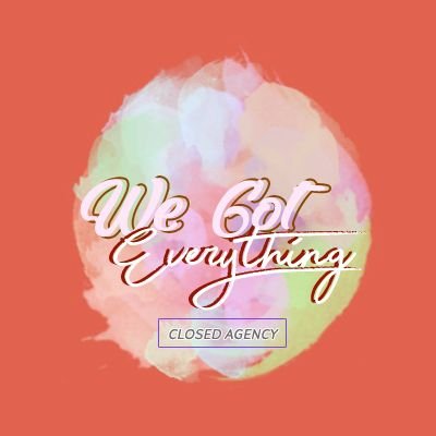 WGEverythingCA ° Base for CLOSED AGENCY RPs since 12/1/18 | Have fun with our programs and admins. 『@WGECA_SUBS』