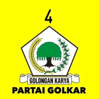 Hasil gambar untuk PARTAI GOLKAR no 4