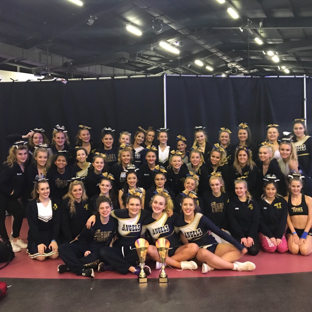The University of Surrey's Cheerleading Squad! University Coed Level 2 National Champions. Games Squad and 2 Competition Squads (Levels 1&2): welcome to all!