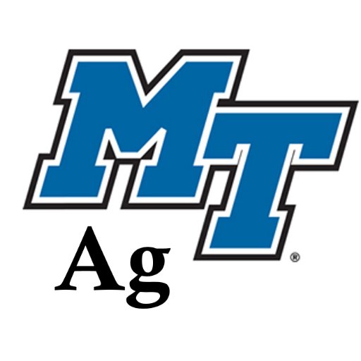 The official Twitter account of the School of Agriculture at Middle Tennessee State University - TRUE BLUE!!