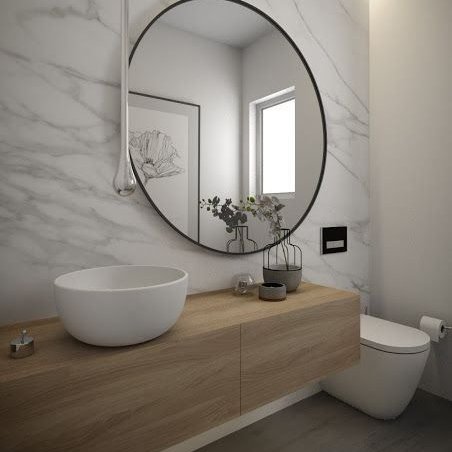 BAZEN HAYATA UFAK DOKUNUŞLAR GEREK.  #dizayn #akrilik #acrylic #design #bathroom #banyo