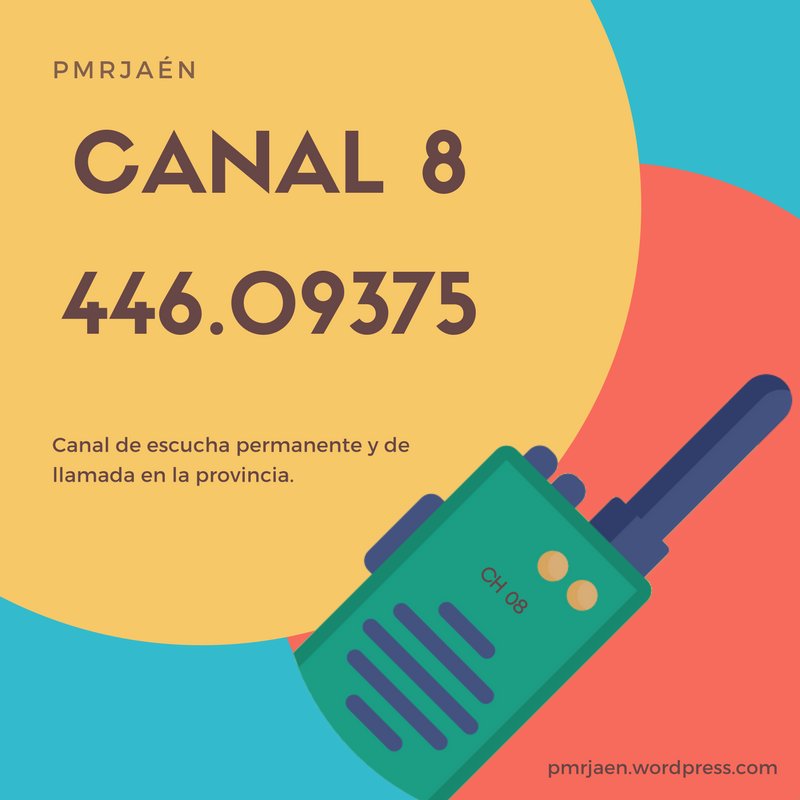 Dedicados a los dispositivos de uso libre PMR en la banda de UHF (70 cm). #pmr #pmr446 #canal8pmr #sinlicencia