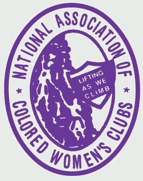 National Association of Colored Women’s Club Inc., Founded 1896 “Lifting As We Climb”, Emblem: Two women mountain climbers, right hands joined as they climb.