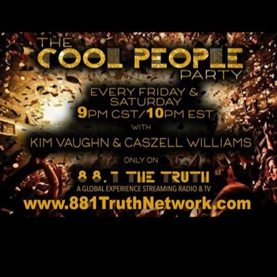 “The Cool People Party”Satellite Radio Party! Inviting “Cool”Individuals that R working 2 bring about positive changes & have fun @kvglamourgirl @comediancaszel