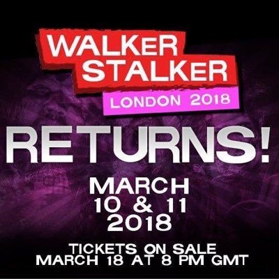 Official page for Team Walker UK. Everyone feel free to post your walker photos from Walker Stalker Conventions and other events.