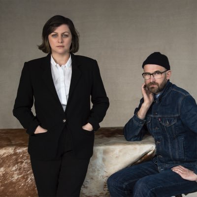 Tracyanne Campbell (Camera Obscura) and Danny Coughlan (Crybaby)