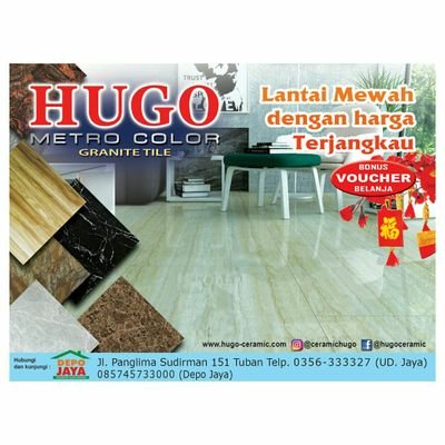Granite tile yang dipasarkan oleh Casa Fiero adalah Marmo Ceramica Golden Sun, Venizea dan Hugo| Phone : 0851-00860927 | more info : 7FC9F807 / Ig :@ceramichugo