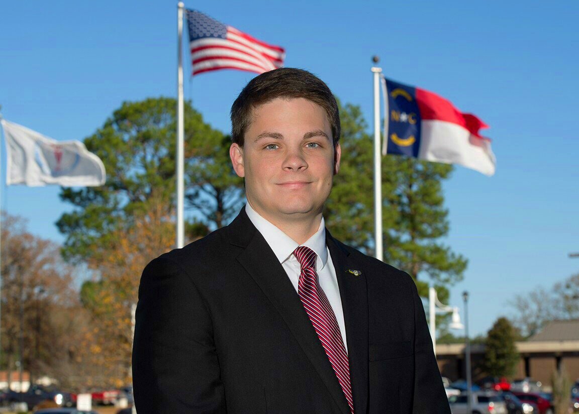 Formally the youngest mayor in North Carolina. ECU Political Science and MPA graduate. Christian, constitutional conservative.