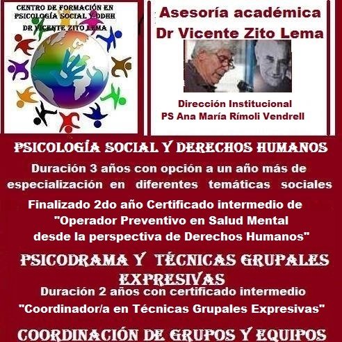 Centro de Formación en Psicología Social y DDHH Dr Vicente Zito Lema