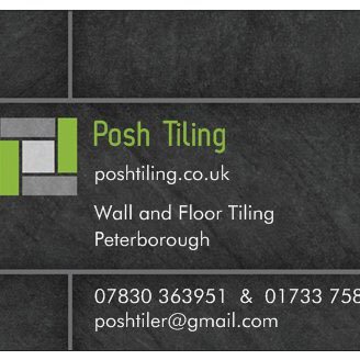 poshtiler's profile picture. Peterborough, Cambridgeshire based wall and floor tiler, friendly reliable service. For a quote get in touch with Bob @poshtiler
