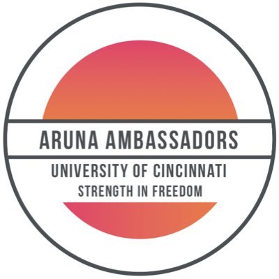 arunaambassUC's profile picture. University of Cincinnnati Campus Ambassadors of @ArunaProject ✨ // free & empower the sexually enslaved // 📧 email us // follow us on IG @arunaambassadorsuc 📷