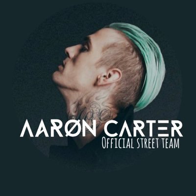 the official Aaron Carter street team. go follow @aaroncarter #LøVë album out now! https://t.co/6WAR2oxCq8 🔥
