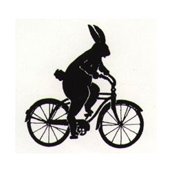 A Bunny On A Bicycle