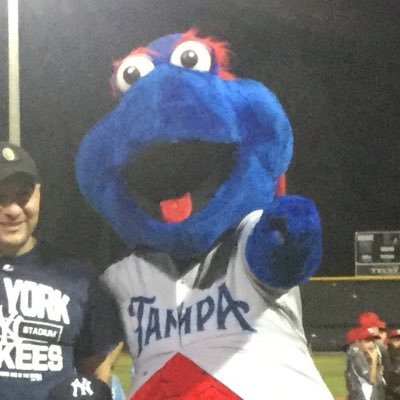 The Baseball watching, Hot dog eating, Red dread locking, Fun loving, Official mascot of the Tampa Tarpons
