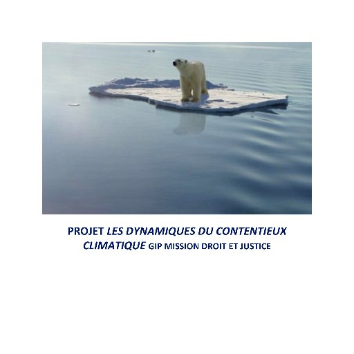 Official account of the Research Program Initiative #ClimateChangeLitigation Lead by @torreschaub in collaboration with @CNRS @SorbonneParis1 @LexClimat @ademe