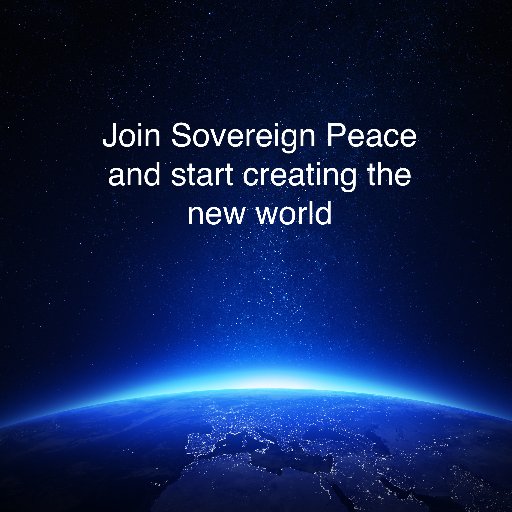 SOVEREIGN PEACE strives to become the world's first recognized virtual nation, where the establishment of world peace is the primary objective.