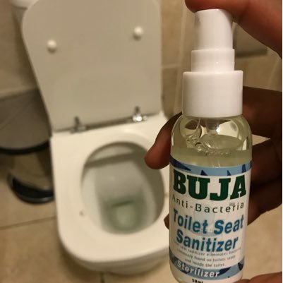 The BUJA antibacterial toilet seat sanitizer disarms the germs found on toilet seats, create your home away from home