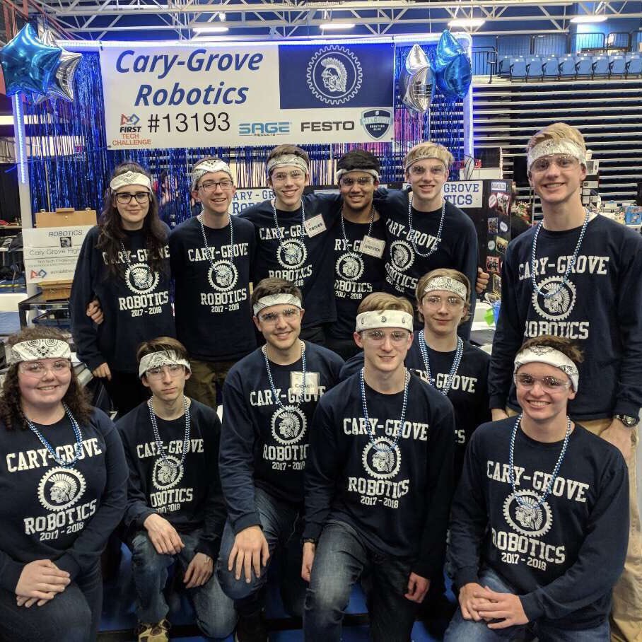 cgcodeblue's profile picture. We are FTC team 13193 (Code Blue), a third-year team located out of Cary, IL.