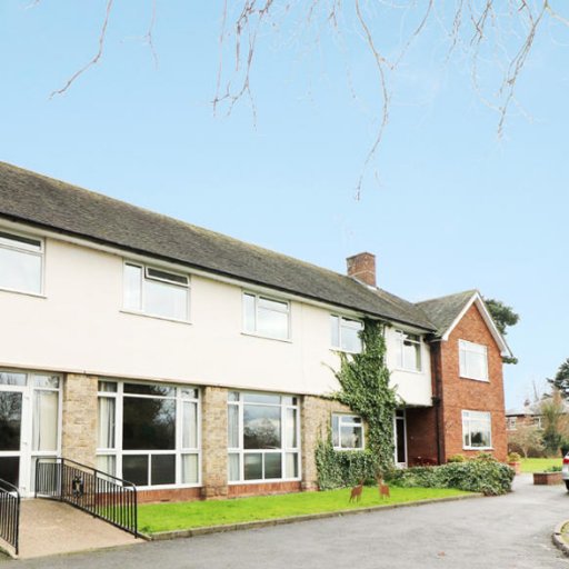 Nursing home overlooking Stapenhill Meadow and the River Trent in Burton, Staffordshire.