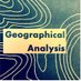 Geographical Analysis (@GeogAnalysis) Twitter profile photo