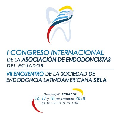 I CONGRESO INTERNACIONAL DE LA ASOCIACIÓN DE ENDODONCISTAS DEL ECUADOR
VII ENCUENTRO DE LA SOCIEDAD DE ENDODONCIA LATINOAMERICANA - SELA #ASEEC2018