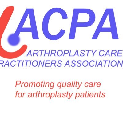 AcpaUk's profile picture. The Arthroplasty Care Practitioners' Association (ACPA) represents health care professionals involved in the care of patients with joint replacements.