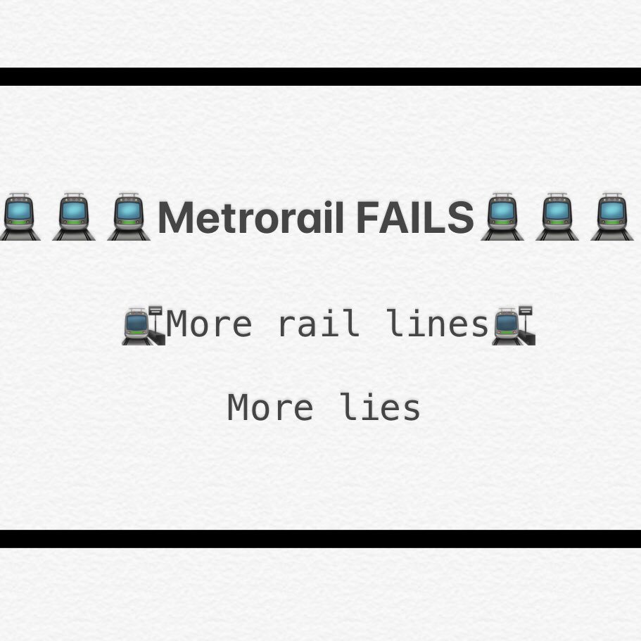 MetrorailFails's profile picture. Willing to tell you the truth about our public transportation woes
