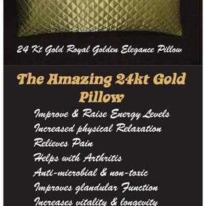 Organic 24 Kt Gold Pillows -proudly manufactured by the Blind-- 
Treasure Barn Organic Mattreeses
16650 Georgia Ave Olney, md 20832