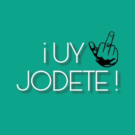 Twitter oficial de la página de humor ¡UY JODETE!
Unite a nosotros y disfruta de nuestro contenido y si no, Uy jodete! |
Publicidad al MD 💰