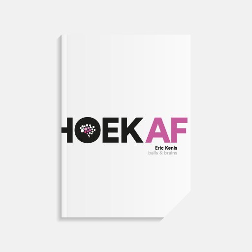 Ondernemers met een hoek af maken het verschil. 1e ondernemersboek Hoek af is succes. 2de boek is in productie en verschijnt later in 2017. Auteur : Eric Kenis.