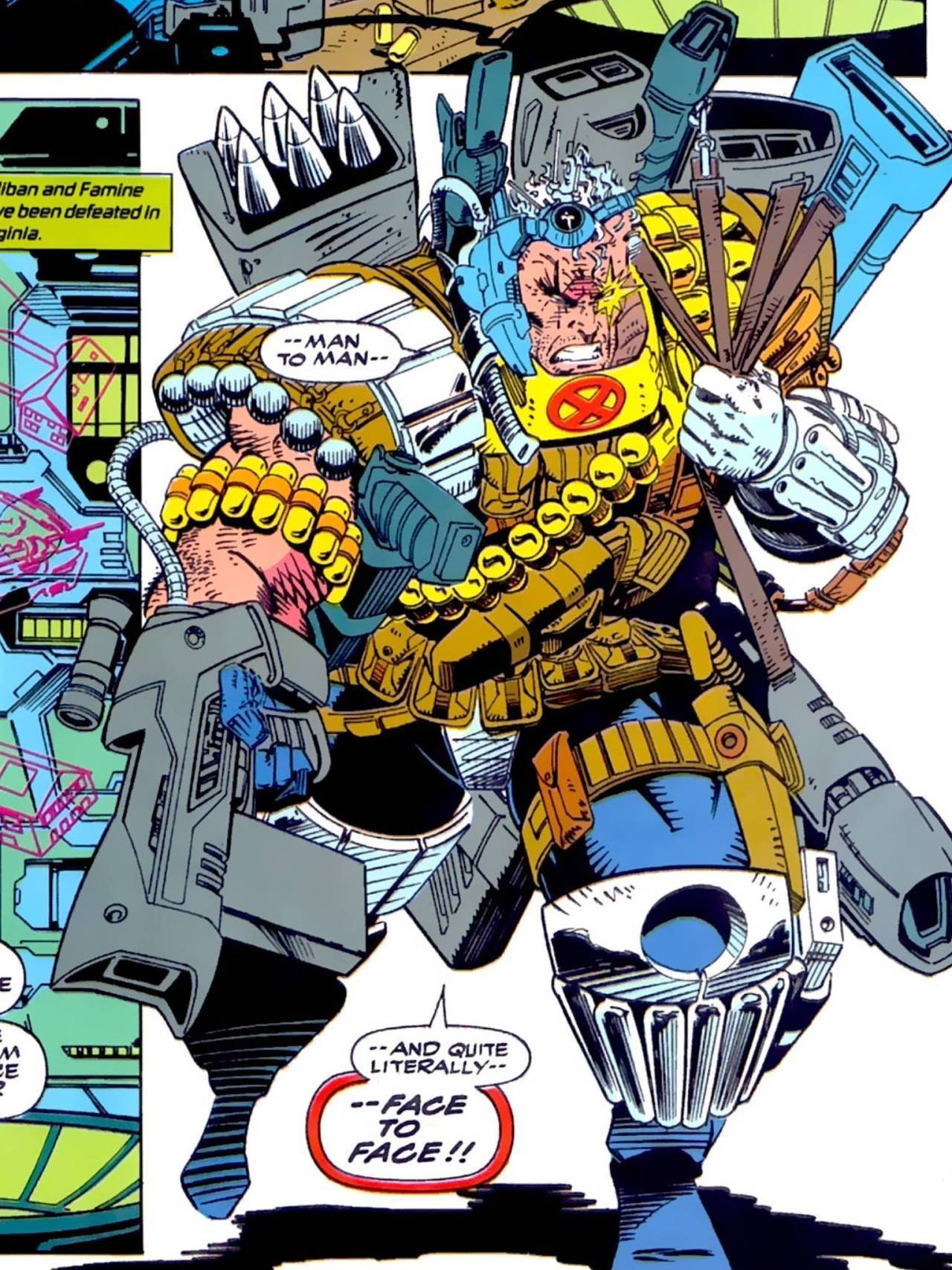 #Cable was born in the present and was taken to the future to cure his techno-organic virus. He returned to prevent #Apocalypse and mentored the #NewMutants