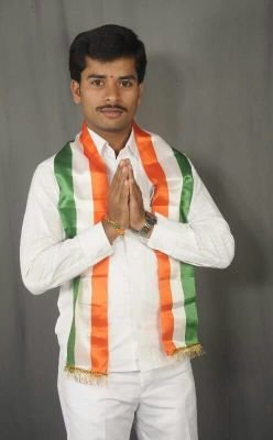 V KESAVARAJU  youth congress mandal president of santhipuram