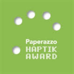 Created by the magazine Paperazzo, the annual Haptik Award celebrates haptic design in paper and print products. See our website for more info.