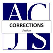 ACJS Corrections (@acjs_cs) 's Twitter Profile Photo ACJS Corrections (@acjs_cs) 's Twitter Profile Photo