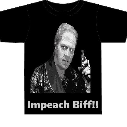 Trump is Biff!! Spread the News!! Biff Follows Back!! #ImpeachBiff #WelcomeToTheResistance #ResistBiff T-shirts coming soon..