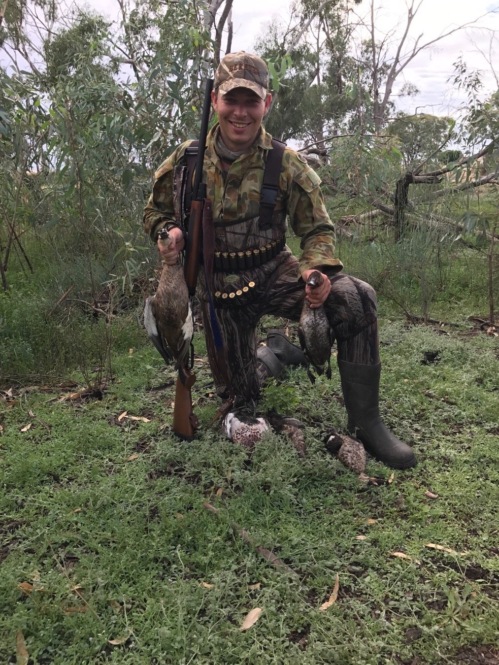Iraq & Afghanistan war veteran, passionate waterfowl & deer hunter, fisherman, loving husband and father!