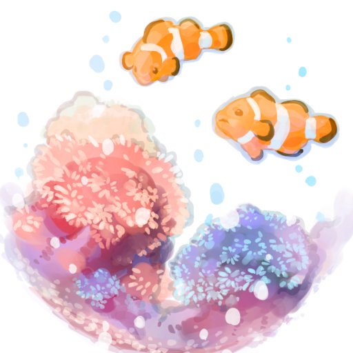 Falta お魚グッズ制作 ミニアクリルスタンド用の海水魚絵描けました 久しぶりにハタタテハゼを描きましたがやっぱりこの子睨み顔がかわいいですね イラスト お絵描き 魚 海水魚 海 クマノミ ハタタテハゼ