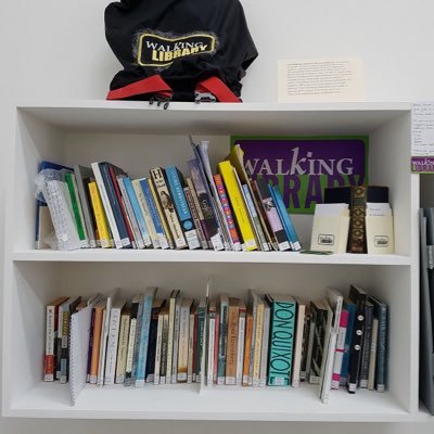 An art project with Misha Myers exploring walking, places, and books