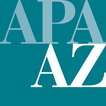 The Arizona Planning Association is an official chapter of the American Planning Association.