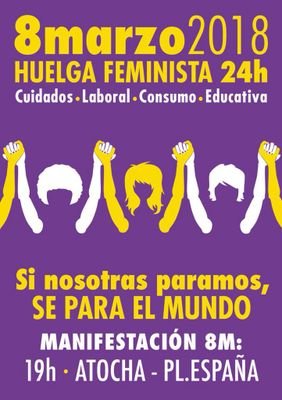 Manifestación en contra de la violencia machista. Luchamos por los derechos de la mujer. PLAZA MAYOR DE LA BAÑEZA 11:00 8 DE MARZO