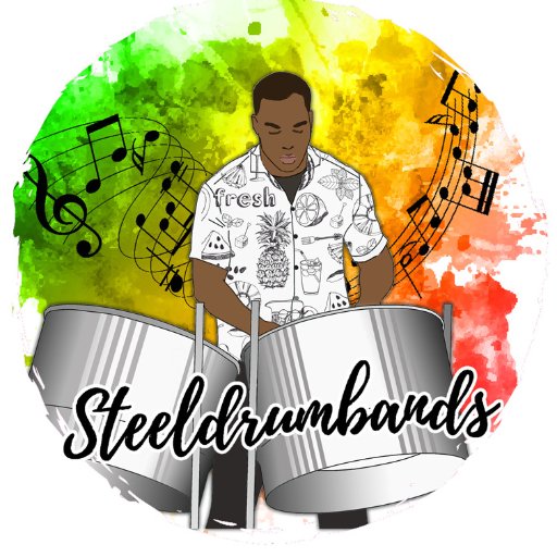 Retro video game music on steel drums