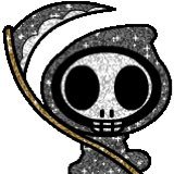 Just a sparkly grim reaper who likes shineyyyy, is haunted by #plotbunnies, and wields a large editing machete. Alter-ego is @wittewrites