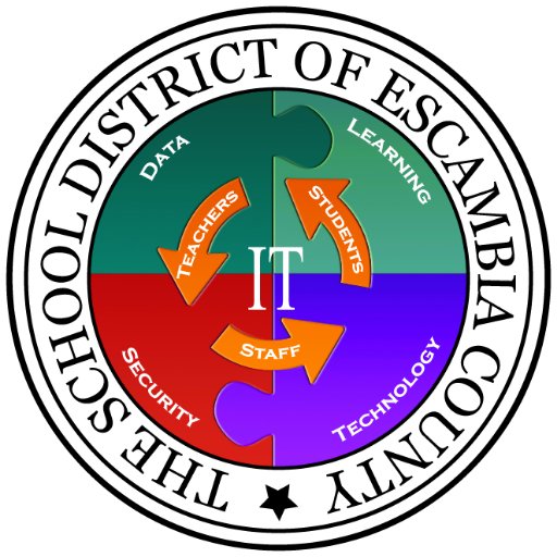 The official twitter account of the Escambia County School District Information Technology department. Follow us for system alerts and notifications.