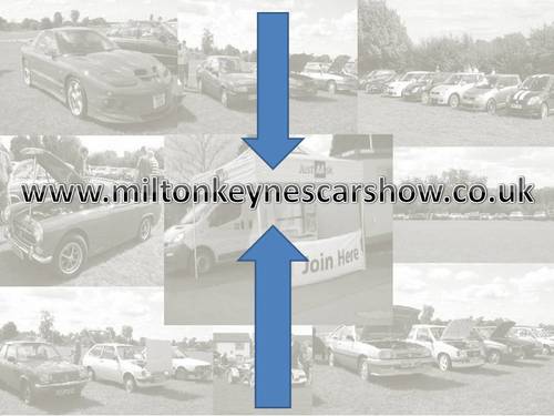 started in 2008 the milton keynes car show is growing into one of the areas biggest shows. we return in 2012 with a new venue and the largest show yet