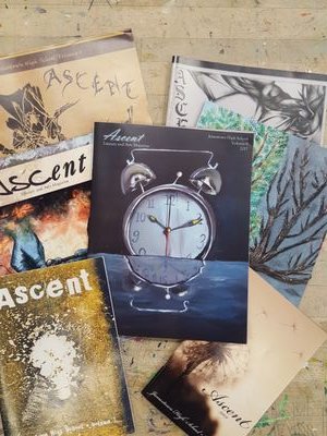 JHS Ascent Literary Magazine: We publish student-made writing and artwork in an annual magazine.