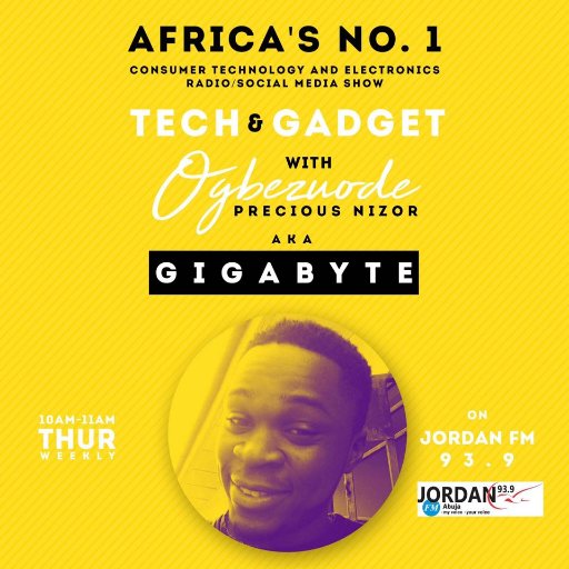 Africa's No.1 Consumer Technology and Electronics Radio/Social Media Show 🤟🏿