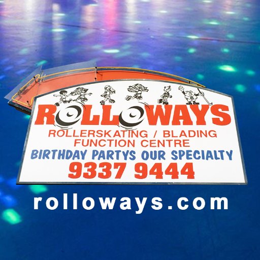 Book your next kids birthday party or event at Perth Skating venue Rolloways Leisure Centre. Skate hire and skate shop, games, DJ - affordable fun.