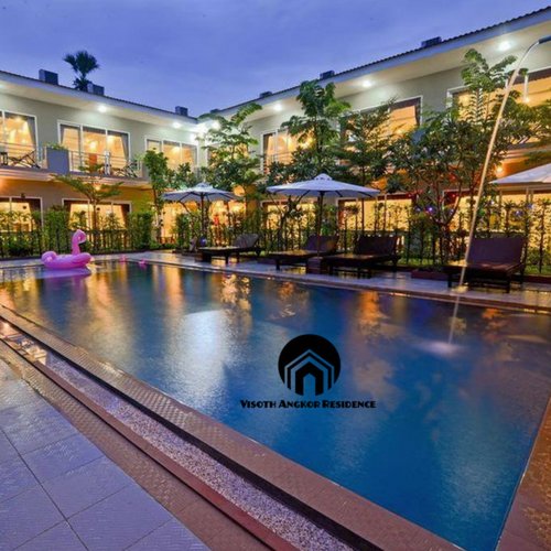 Nestled within private gardens, Visoth Angkor Residence offers accommodation away from the hustle and bustle of Siem Reap. It features an outdoor swimming pool.